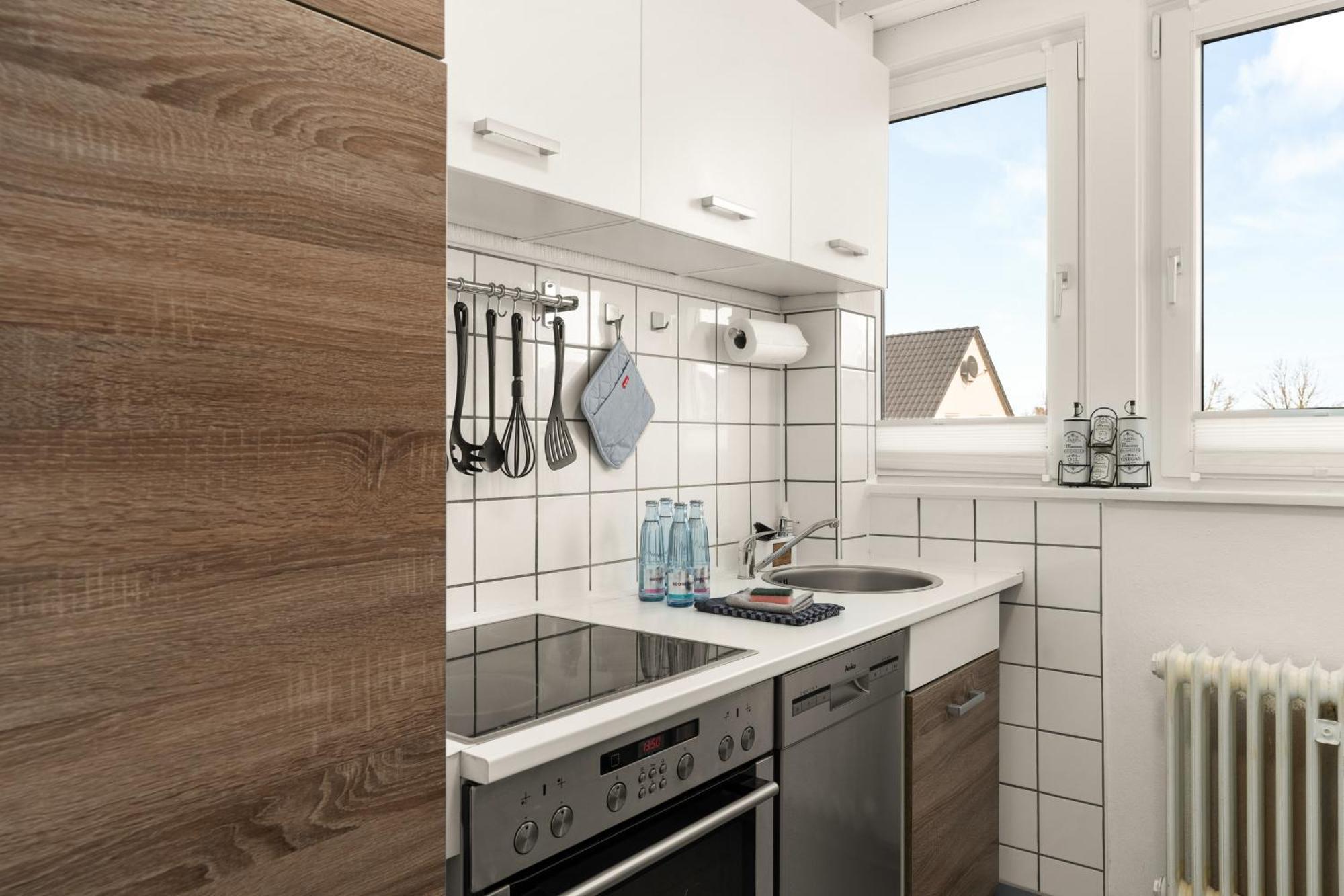 Immo-Vision - Natur Design Apartments, Parkplatz, Kueche Calberlah Exterior foto